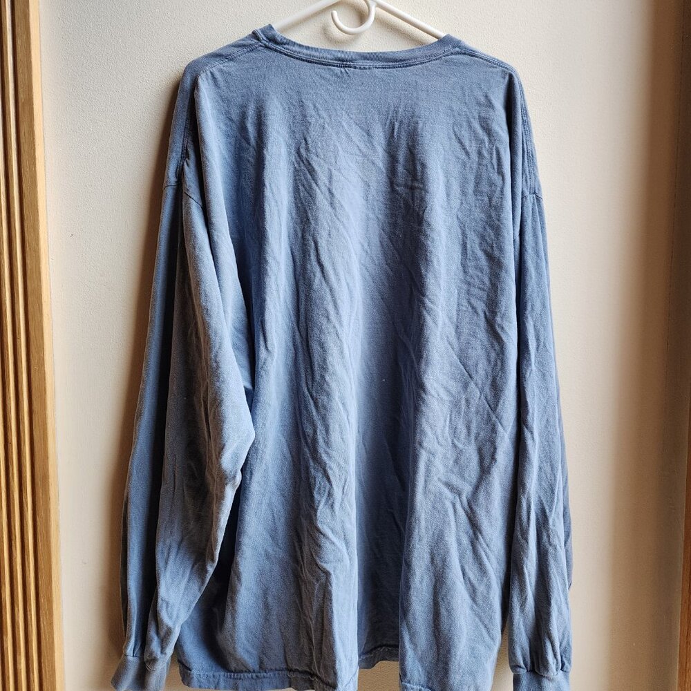 Comfort Colors Blue Long Sleeve Jersey Big & Tall Size 3XL - Picture 13 of 13